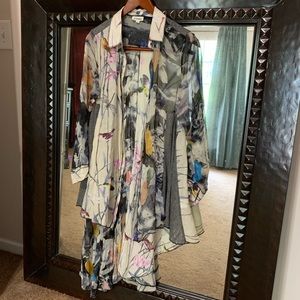 Sheer boho shirt, kimono